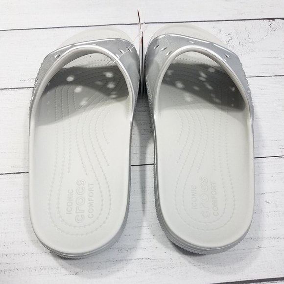 Crocs Baya ll Metallic Slide Sandals Mens Size 10 (Womens 12) main image 5